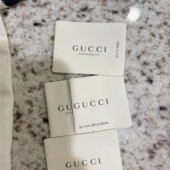 Mini Cream Gucci Cream Leather Logo Belt Bag with Red-Green-Blue Stripe - Picture 3 of 12